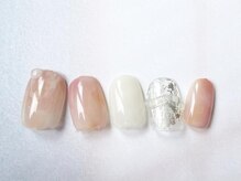 アイネイルズ 梅田店(I nails)/ピンククリアネイル