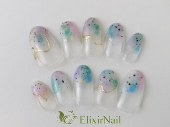 エリクサーネイル 池袋(Elixir Nail)/定額a シンプル/クーポン使用