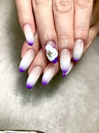 Wグラデーションネイル