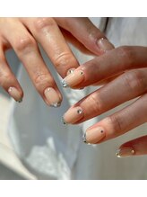 アイネイルトゥー 小倉(ai nail two)/ガラスフレンチ