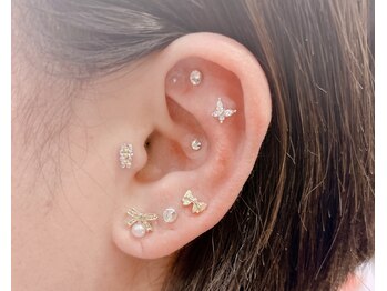 ルシェリ(Le cheri)/可愛い耳つぼジュエリー施術例☆