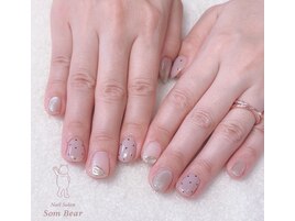 大人ガーリーネイル