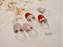 ネイリット 銀座(Nailit)/シンプ Wフレンチ¥8500【¥9350】