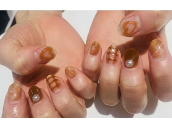 カラン 焼津店(CALIN)/ゆめかわキャラメルネイル