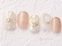 ネイルメゾン 新宿店(NAIL MAISON)/ぷっくりフラワーネイル¥9000