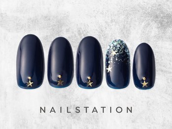ネイルステーション ルミネ町田店(NAIL STATION)/キラキラネイル/パラジェル