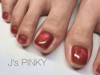 ネイルスペース ジェイズ ピンキー(NAIL SPACE J's PINKY)の写真/【Hand&Footのピンキーセット¥11000～】高技術だから出来る、人とかぶらないデザインや絶妙なカラーを表現