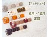 【フットジェル】9月・10月　定額デザイン　¥6740～