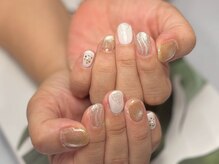 ボタネイル 近鉄八尾駅前店(BOTA NAIL)/ぷるマグ/上品ニュアンスネイル