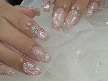 テネル 横浜(tener)/>>うるうるオーロラネイル♪