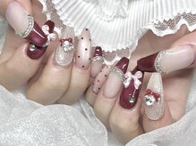 モカ 心斎橋(moca by Lee)/【Aina】ちゅるクリスマスネイル