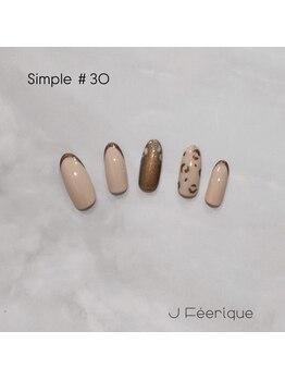 ジェイフェリーク(J Feerique)/シンプルデザイン #30