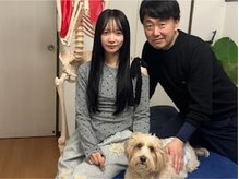 プライムボディアンドゴルフ(Prime Body&Golf)の雰囲気（飼い主さんとワンちゃんと先生と…ホッと出来るから気持ちよい）