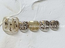 フェリーチェ(nail salon＆school felice)/フットネイル/定額制9900円/瑞江