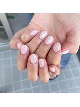 ミントリーフ バイ リート(Mint leaf by Reat)/シアーホワイトネイル