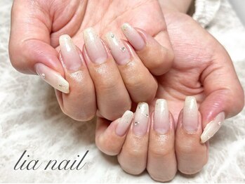 リアネイル(lia nail)の写真/自爪を痛めず、ベースジェルを一層残してのオフ！持ちが良くなるように丁寧にケアさせていただきます◎