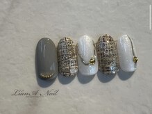 リアーナネイル(LianA Nail)/ツイードネイル