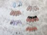 ★キラキラ華やかパーツのワンホンネイル　　¥7,500
