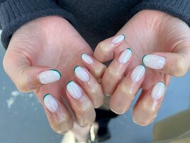 スキニーフレンチネイル