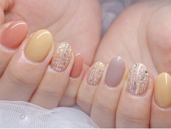 ティンク センター南 アイラッシュアンドネイル (Tink eyelash&nail)の写真/ 【定額Cコース(120分)¥10000】パーツ配置変更OK&300種類のカラーからお選びいただけます◎