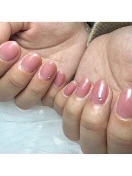 レイリーネイル(Reilly nail)/那覇ネイル/ちゅるんワンカラー