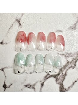 キューセブンネイルラウンジ 与野店(Q7 Nail Lounge)/5月シーズンコース　¥6000