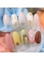 アンドシュシュネイル(&CHOU CHOU nail) 定額アートサンプル充実。パラジェルやフィルインで爪を健やかに