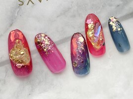 うるうる贅沢キャンディーネイル