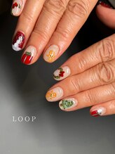ループ(LOOP)/クリスマスネイル