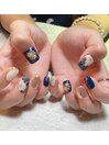 和装  nail design