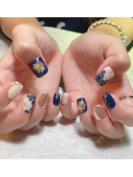 ミップチップ クップドクール アルム(mipccip×Coup de Coeur×Areum)/和装 nail design