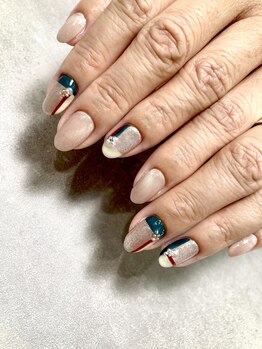 ラキネイル(LAKI Nail)/クリスマスネイル