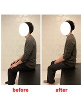 ナオル整体 福岡香椎院(NAORU整体)/30代男性施術事例【猫背】