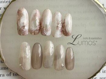 ルーモス 北堀江店(Lumos)//もやもやネイル/ミラーネイル