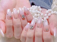 シーアンドビーネイル(C&B Nail)/チップ長さだしカラーグラデ