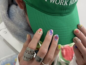 ウル(ULL)の写真/個性派ネイル/派手ネイル/メンズネイル/遊び心をくすぐられる誰とも被らないデザインを指先へ