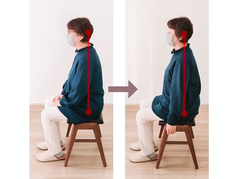 悠々/日常姿勢もチェック