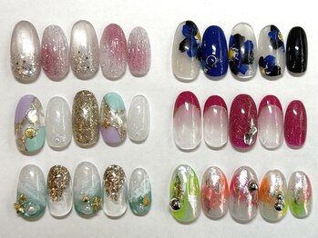 ボーホーネイルズコレクション(BOHO NAILS COLLECTION)の写真/《BOHO Collection¥9350~》季節感満載♪人気のトレンドデザイン多数ご用意!!パラジェル変更もOK◎
