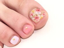 ネイルズ ララ(nails Lala)/春のフットネイル。