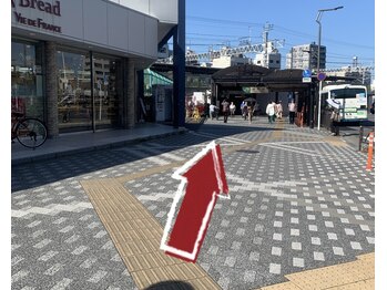 レイリス 金町店(Raylice)/【道案内】3.JR金町駅方面へ進む