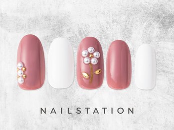 ネイルステーション ルミネ町田店(NAIL STATION)/フラワーネイル／パラジェル