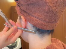 気になるうなじもキレイに整えます☆