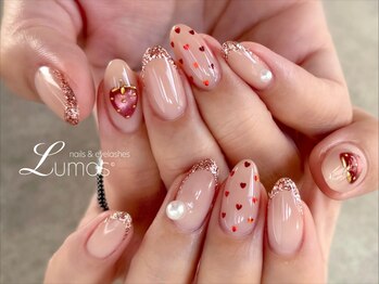 ルーモス 桜川店(Lumos)の写真/桜川駅スグ！可愛い系～上品系まで、幅広いデザインサンプルをご用意★お好きなデザインがきっと見つかる♪