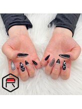 東海最大級ネイルサロン by レディスペネイル 名駅店/黒ネイル！