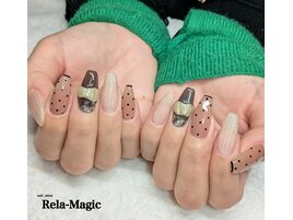 バカラネイル×ドット