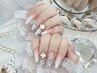 【 Nova Bling】6本アート長さ出しOK(ストーン-パーツ付け放題) 9900￥