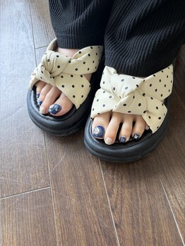 ボーネイル 西金沢店(Beau Nail)の写真/旬なフットネイル定額デザインが豊富!フットネイルつけ放題で自分だけの可愛い足元を楽しみませんか♪