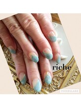 ネイル サロンアンドスクール リッシュ(Nail Salon&School riche)/シンプルフレンチ
