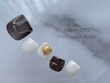 スリー(THREE)/Augusut.2022/nail design 