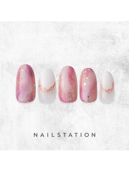 ネイルステーション 大船ルミネウィング店(NAIL STATION)/ニュアンスネイル／パラジェル